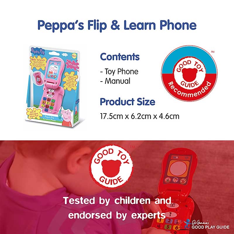 Peppa's Flip & Learn Phone - Contents