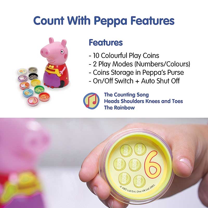 Count with Peppa - Features