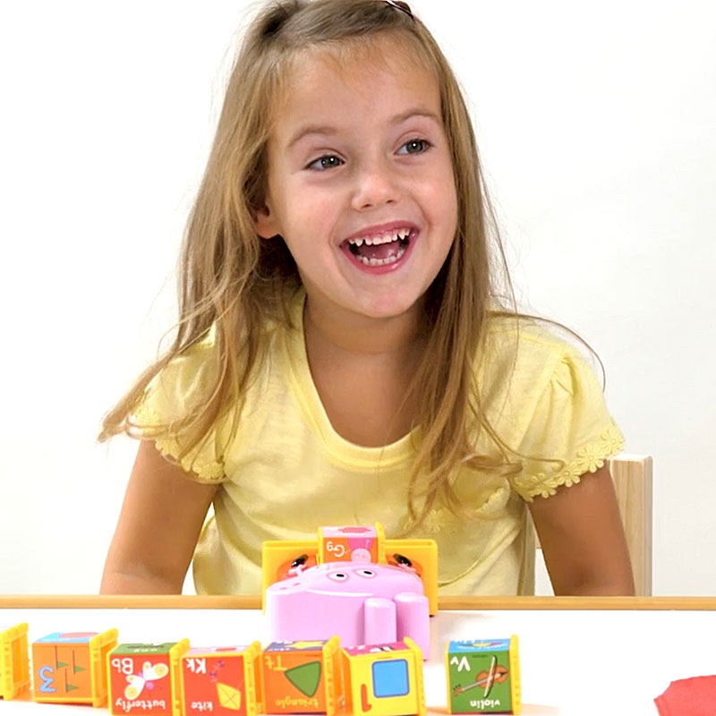 Peppa's Phonic Alphabet Young Girl about to use Product
