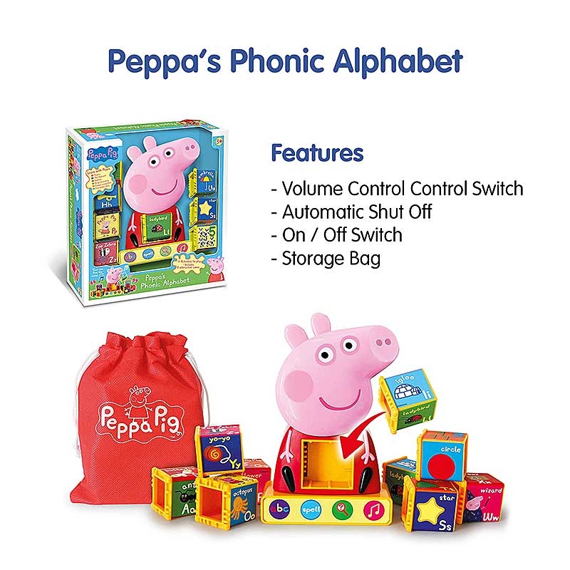 Peppa's Phonic Alphabet - Features
