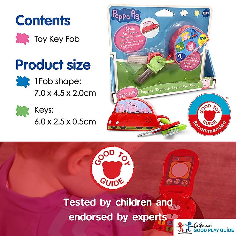 Peppa's Touch & Learn Key Fob - Contents