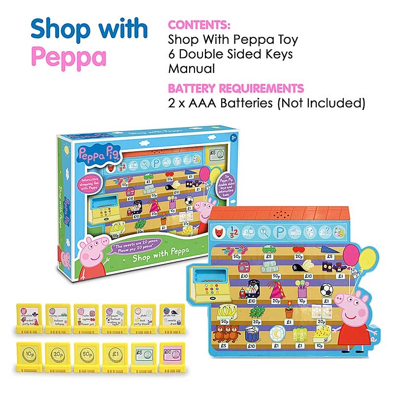 Shop with Peppa - Contents