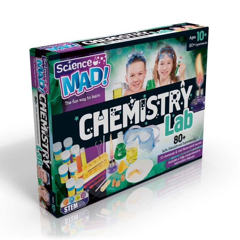 discovery kids chemistry lab kit 80 experiments