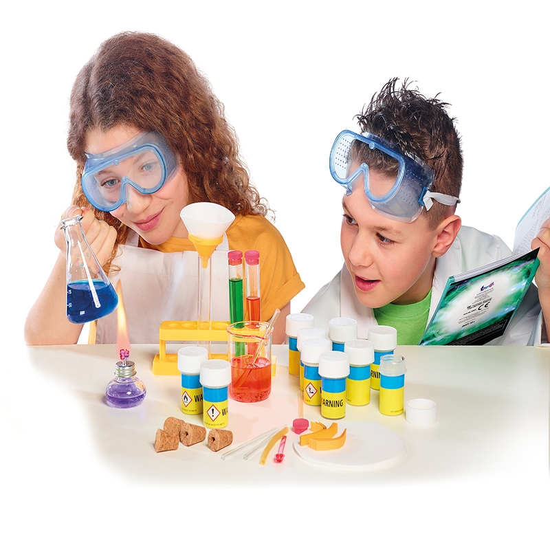 discovery kids chemistry lab kit 80 experiments