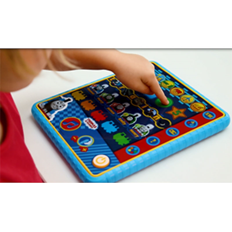 Young Girl Learning on the Thomas & Friends Smart Tablet